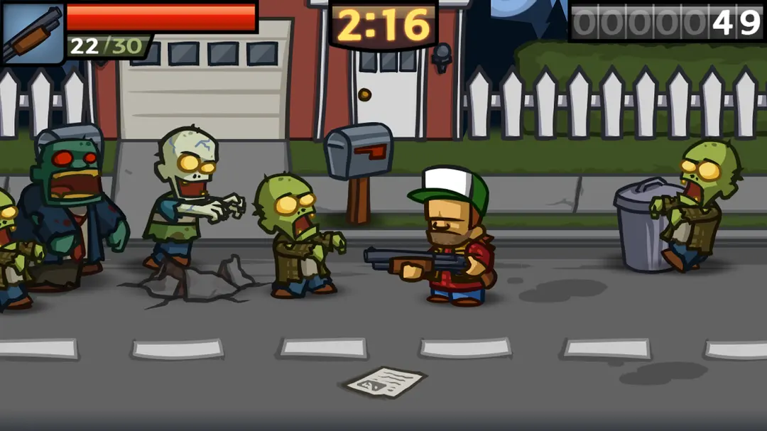 Zombieville USA 2 app screenshot 1
