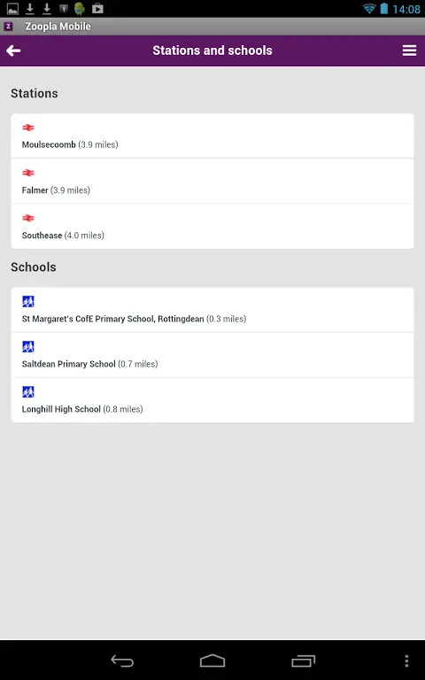 Zoopla homes to buy & rent app screenshot 1