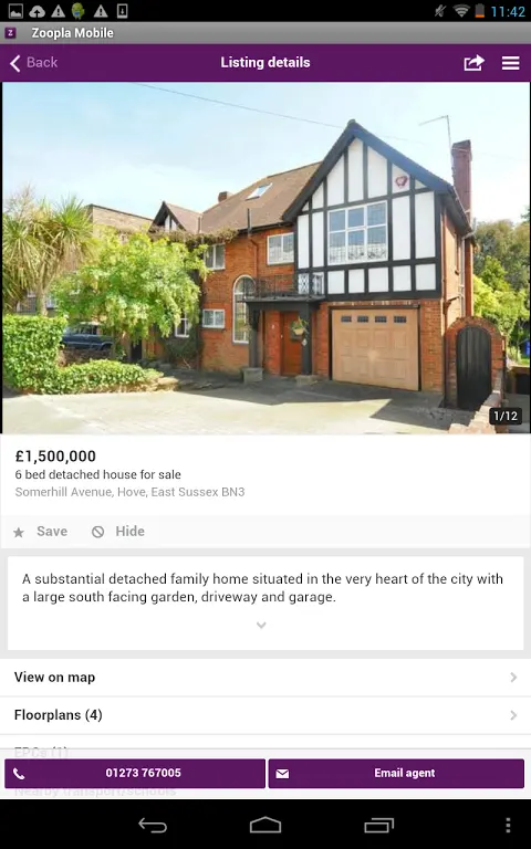 Zoopla homes to buy & rent app screenshot 3