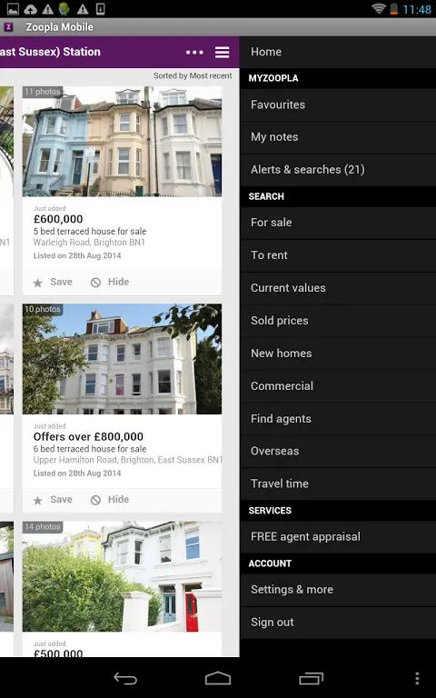 Zoopla homes to buy & rent app screenshot 7