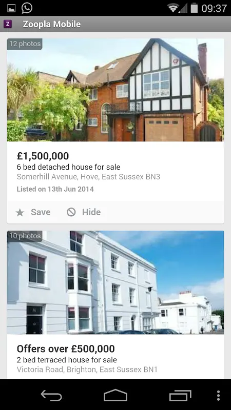 Zoopla homes to buy & rent app screenshot 8